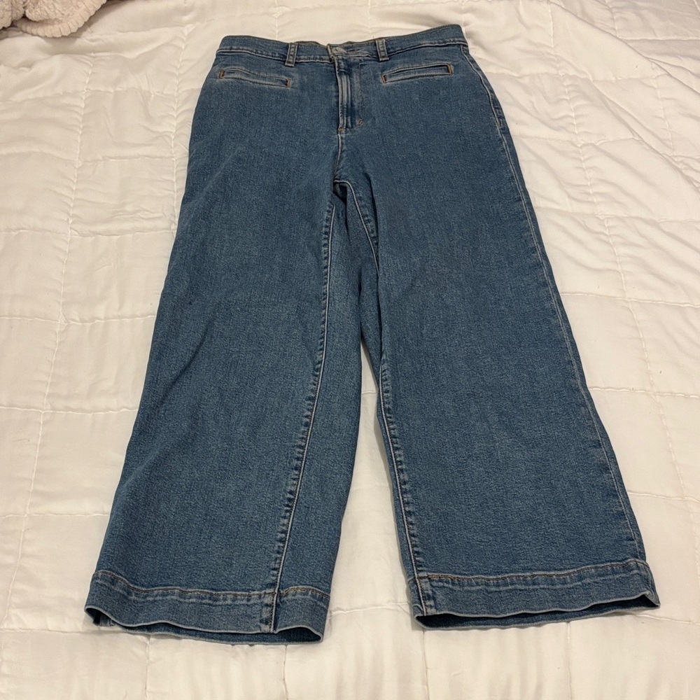 Levi's Denim Flare Wide-Leg Jeans